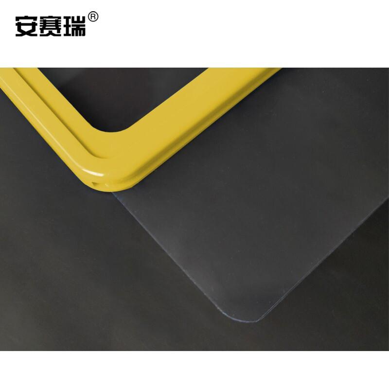 安赛瑞 26064 台式标识展示架 铝合金杆与不锈钢底座 A4 黄色按（个）销售