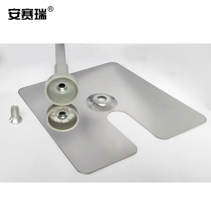 安赛瑞 26064 台式标识展示架 铝合金杆与不锈钢底座 A4 黄色按（个）销售
