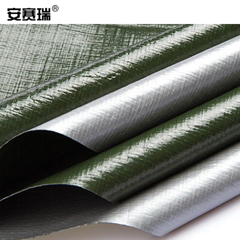 安赛瑞 12440 PE防雨布 加厚防晒防雨篷布 银白 5×7m按件销售 安赛瑞 12440 PE防雨布 加厚防晒防雨篷布 银白 5×7m按件销售