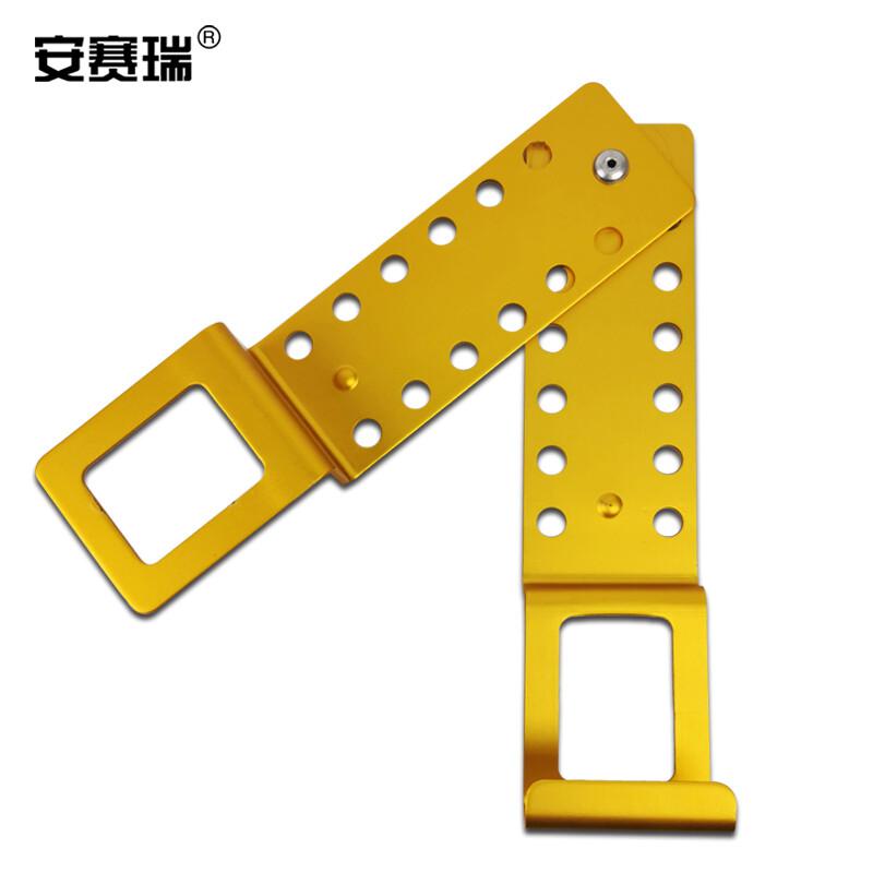 安赛瑞 11346 挂锁搭扣锁 铝合金联排锁钩按个销售