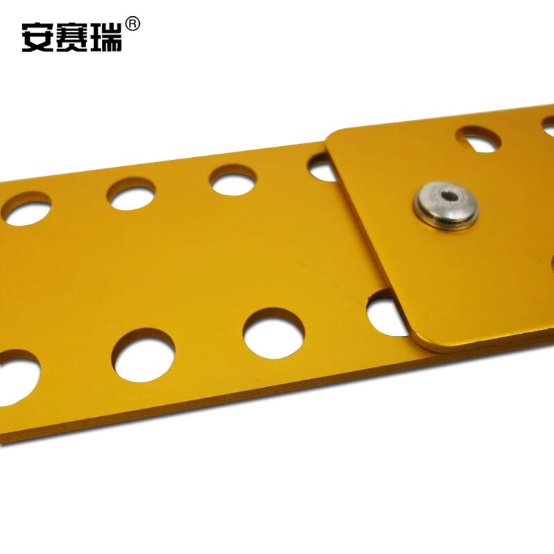 安赛瑞 11346 挂锁搭扣锁 铝合金联排锁钩按个销售