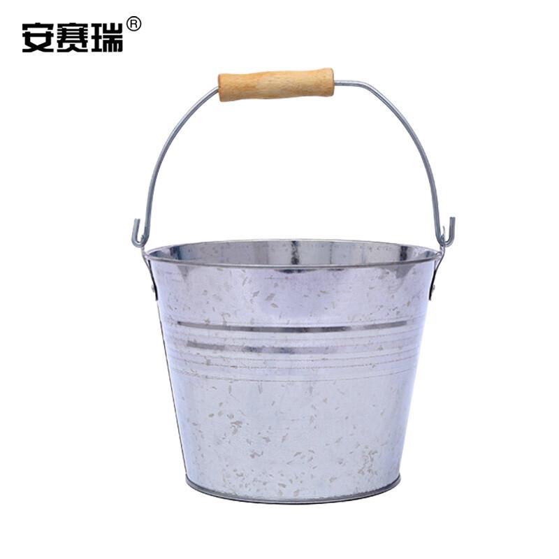 安赛瑞 25103 白铁皮水桶 镀锌铁桶加厚 10L按（个）销售