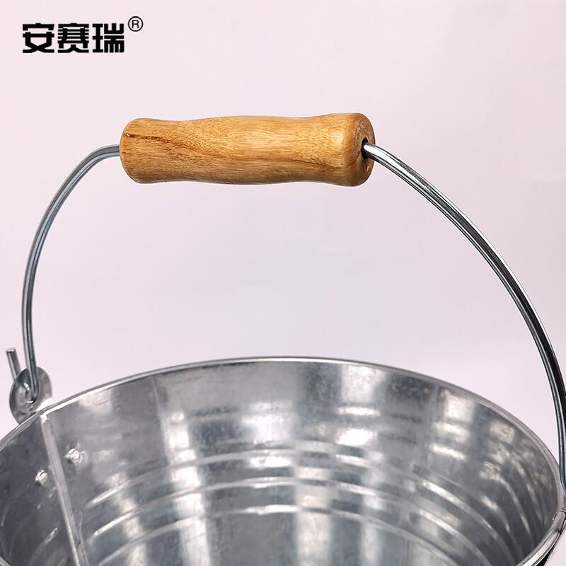 安赛瑞 25103 白铁皮水桶 镀锌铁桶加厚 10L按（个）销售