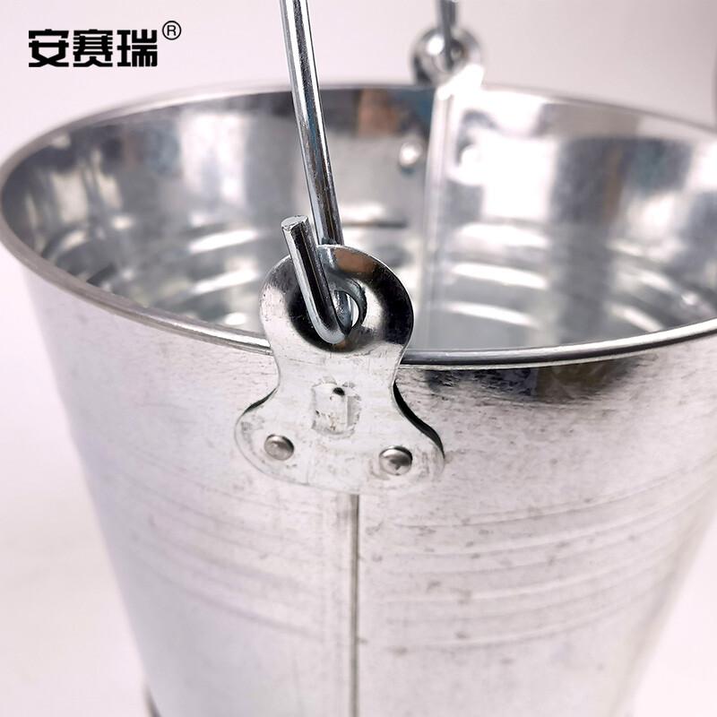 安赛瑞 25103 白铁皮水桶 镀锌铁桶加厚 10L按（个）销售