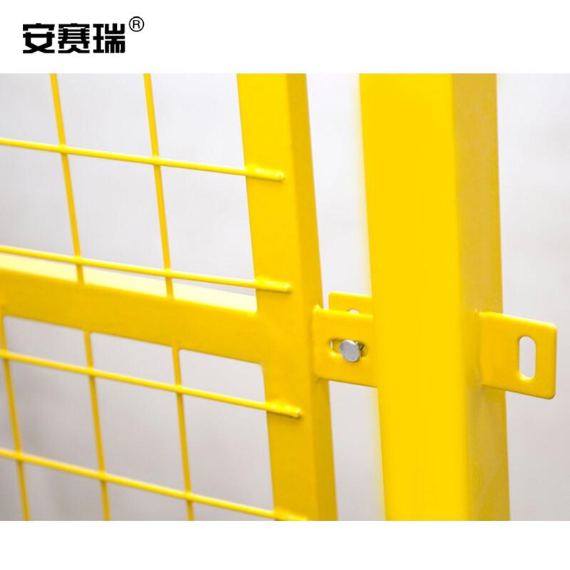 安赛瑞 25203 隔断网铁丝网防护网 1.8×2m 一张网一根柱 黄色 5套起订按（套）销售