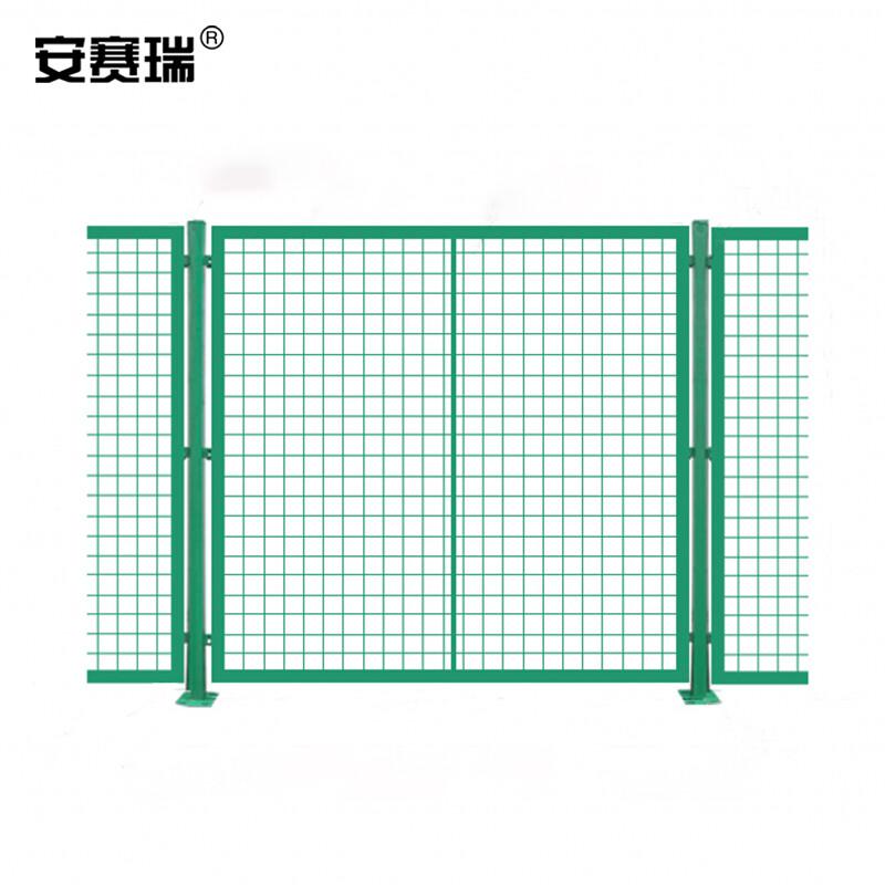 安赛瑞 25211 隔断网铁丝网防护网 1.5×2m 一张网一根柱 绿色 5套起订按（套）销售