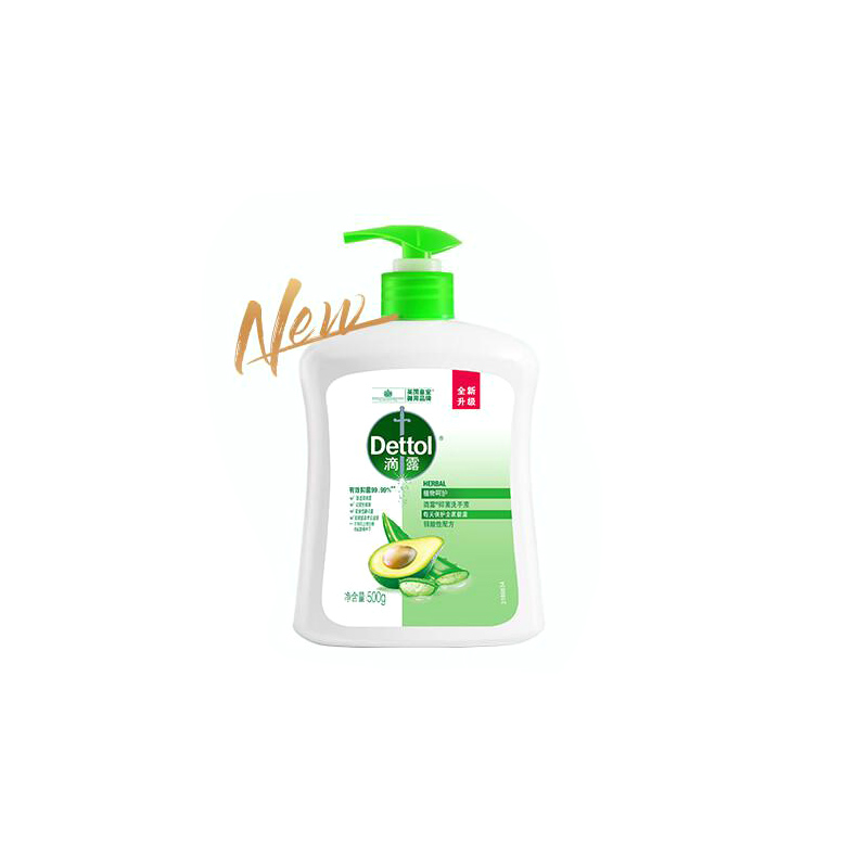 滴露 抑菌 洗手液植物呵护 500g按（瓶）销售
