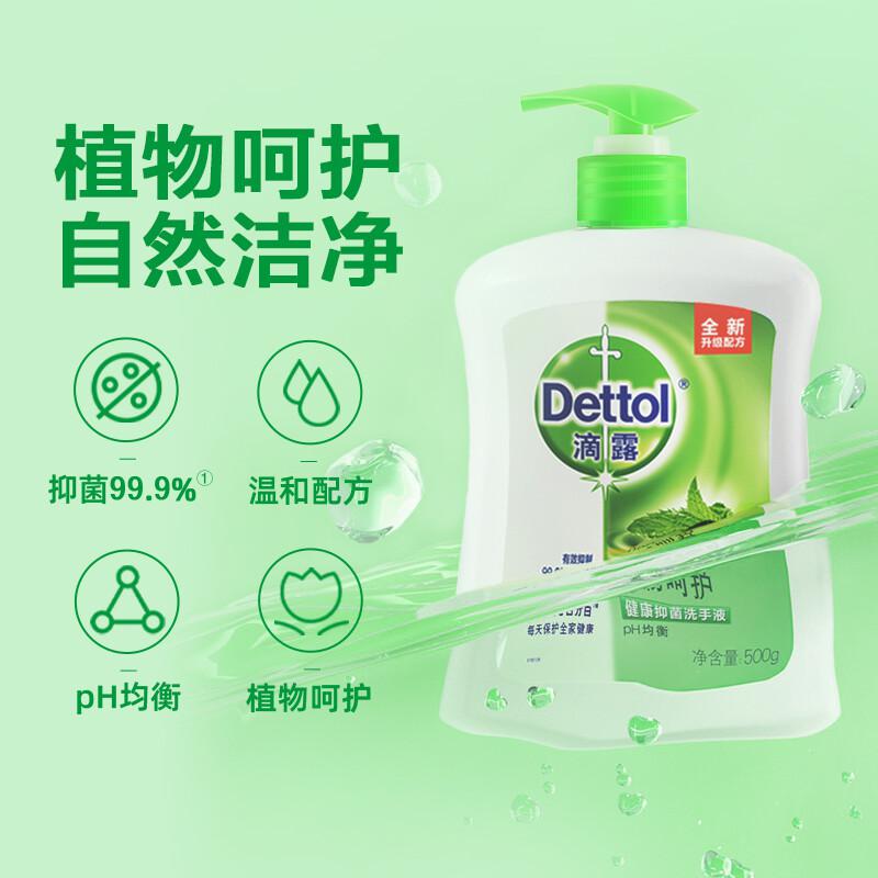 滴露 抑菌 洗手液植物呵护 500g按（瓶）销售