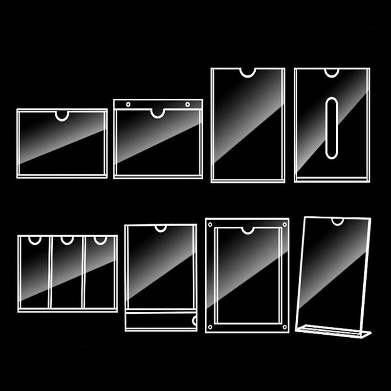 海斯迪克 HK-5025 亚克力卡槽 A6横款(双层) 3个起订按个销售 海斯迪克 HK-5025 亚克力卡槽 A6横款(双层) 3个起订按个销售