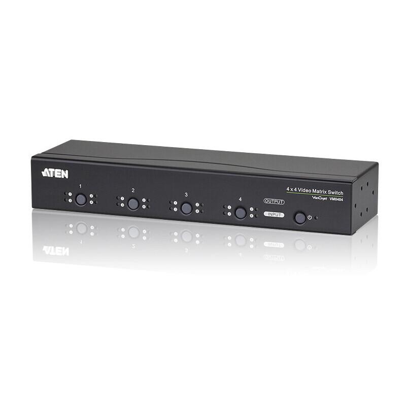 宏正 VM0404 视频切换器 4进4出VGA接口矩阵式按台销售