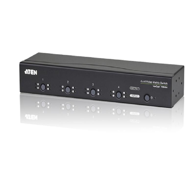 宏正 VM0404 视频切换器 4进4出VGA接口矩阵式按台销售