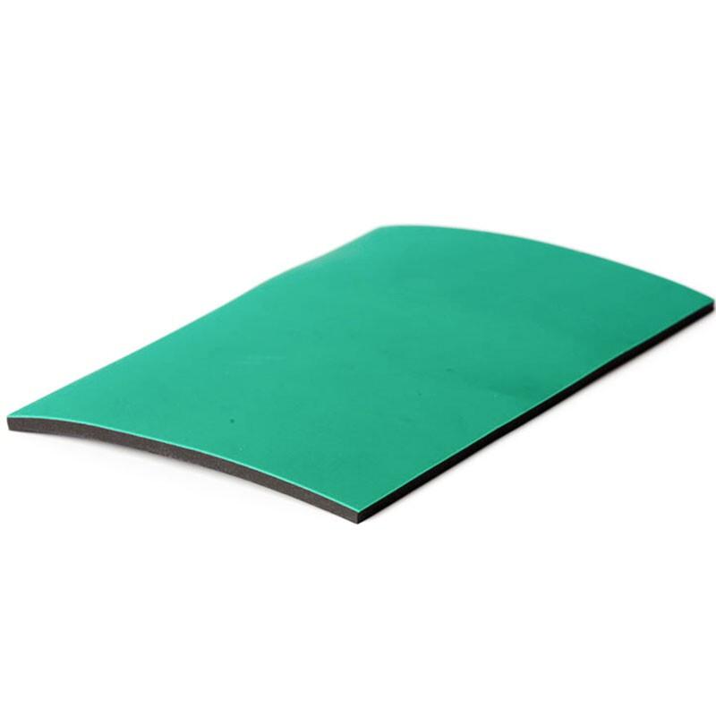 冰禹 BY-2347 防静电台垫 橡胶垫 绿色耐高温工作桌垫 橡胶板 静电台布 1m*1m*2mm按张销售
