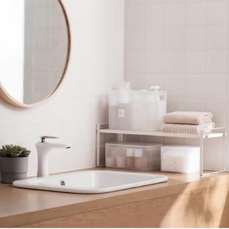 茶花 150005 美纳带把手PP收纳盒(86) 15*22*8.6cm 白色 48个/箱按（个）销售