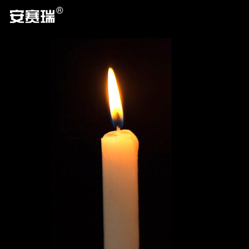 安赛瑞 310092 应急照明蜡烛 1.8x18cm白色10根按包销售