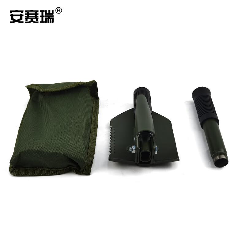 安赛瑞 310094 多功能折叠铲 迷你铁锹折叠铲子按把销售