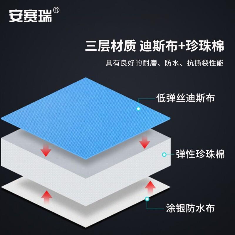 安赛瑞 310744 应急折叠防潮垫 厚20mm长190cm宽90cm 深蓝色按（个）销售
