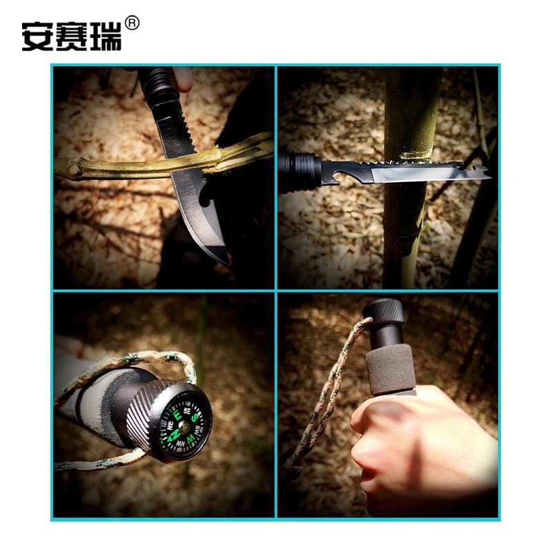 安赛瑞 330022 登山杖 多功能户外登山杖 棍棒加一节按（个）销售