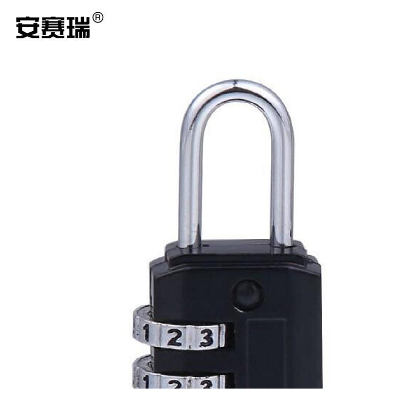 安赛瑞 520152 密码挂锁 三位迷你号 黑色按（把）销售