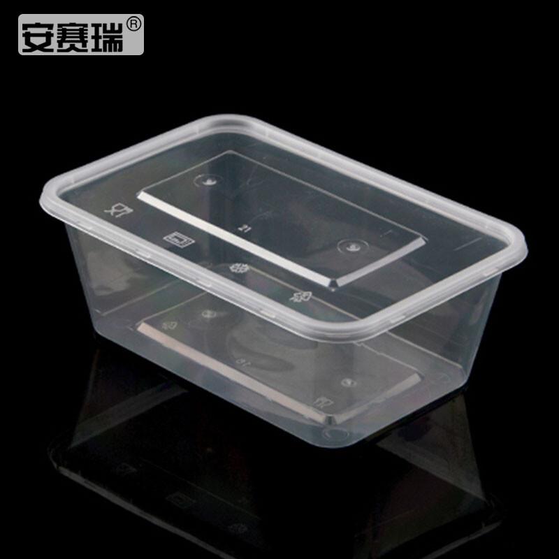 安赛瑞 24974 一次性打包盒 600ML 长方形（300个装）按（组）销售