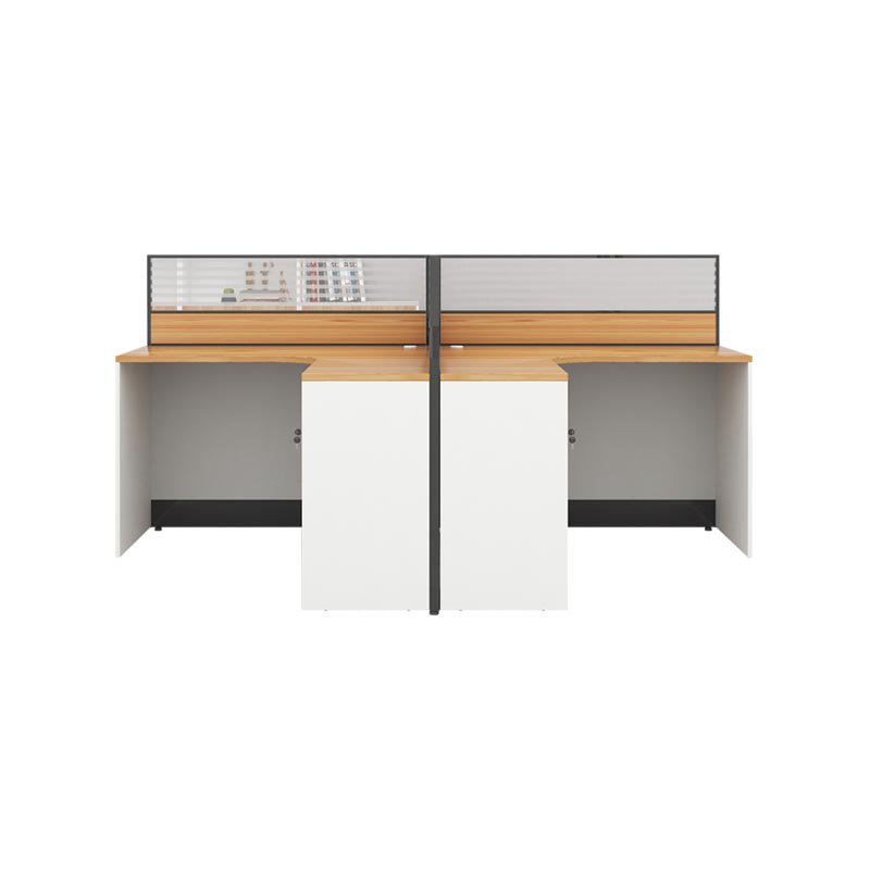 悦山 L型屏风卡座桌子 2人位 2400*1400*1100按组销售 悦山 L型屏风卡座桌子 2人位 2400*1400*1100按组销售