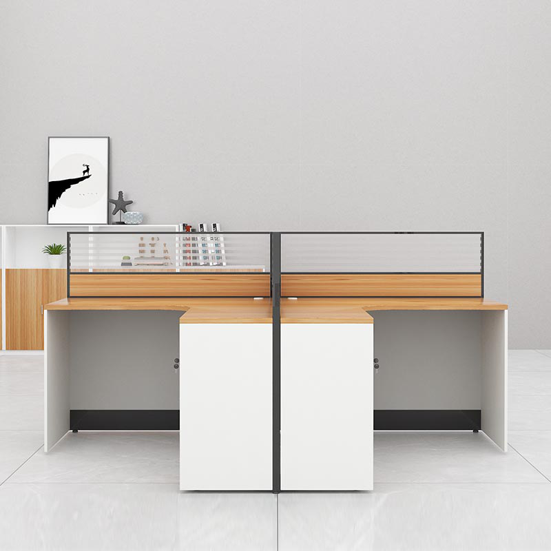 悦山 L型屏风卡座桌子 2人位 2400*1400*1100按组销售 悦山 L型屏风卡座桌子 2人位 2400*1400*1100按组销售