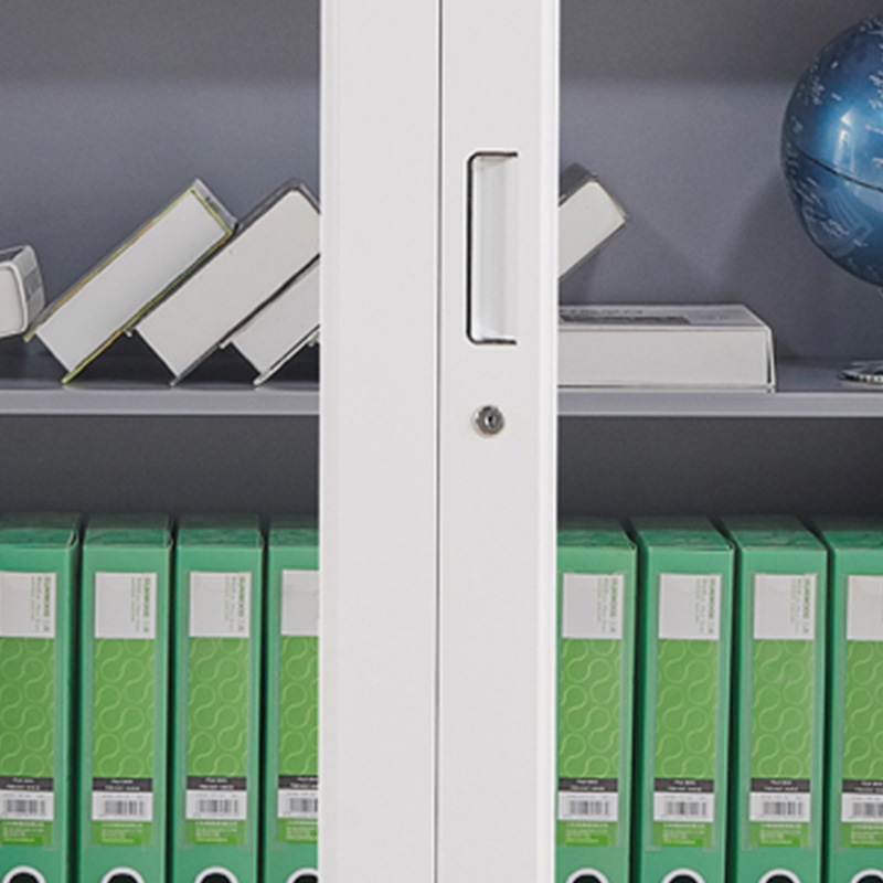 企诺 QNGa19FO-06LPA-2 文件柜档案柜加厚 玻璃矮柜 900*400*925mm按个销售