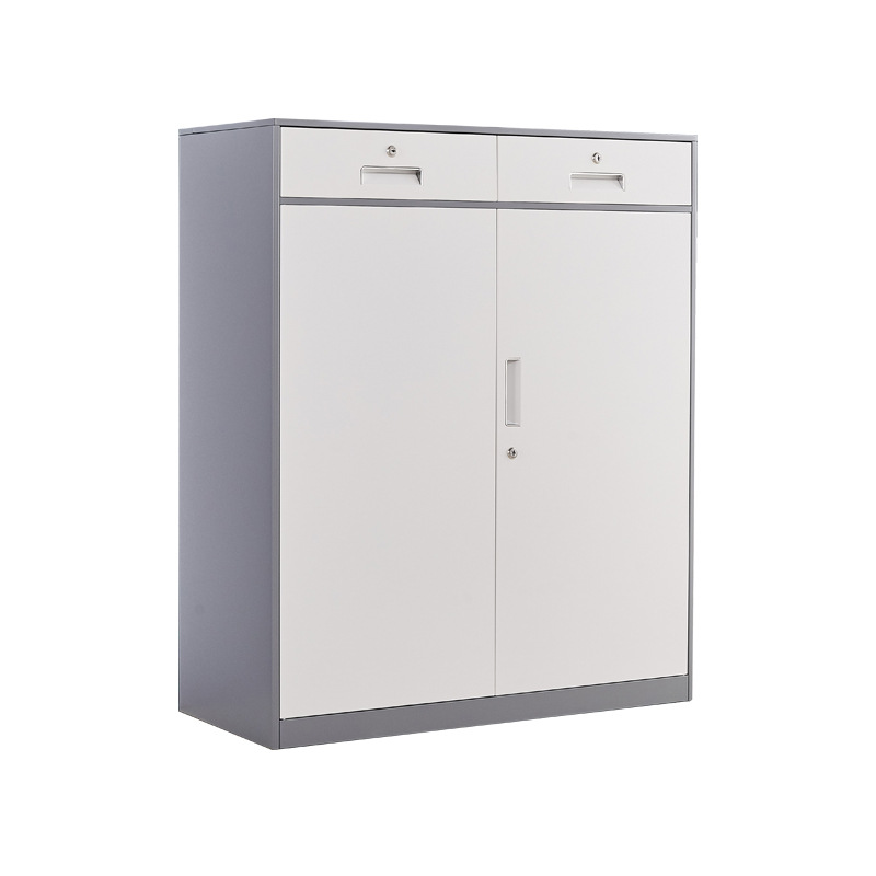 企诺 QNGa18FO-06LPA 文件档案柜加厚 二斗矮柜 900*400*1090mm按个销售
