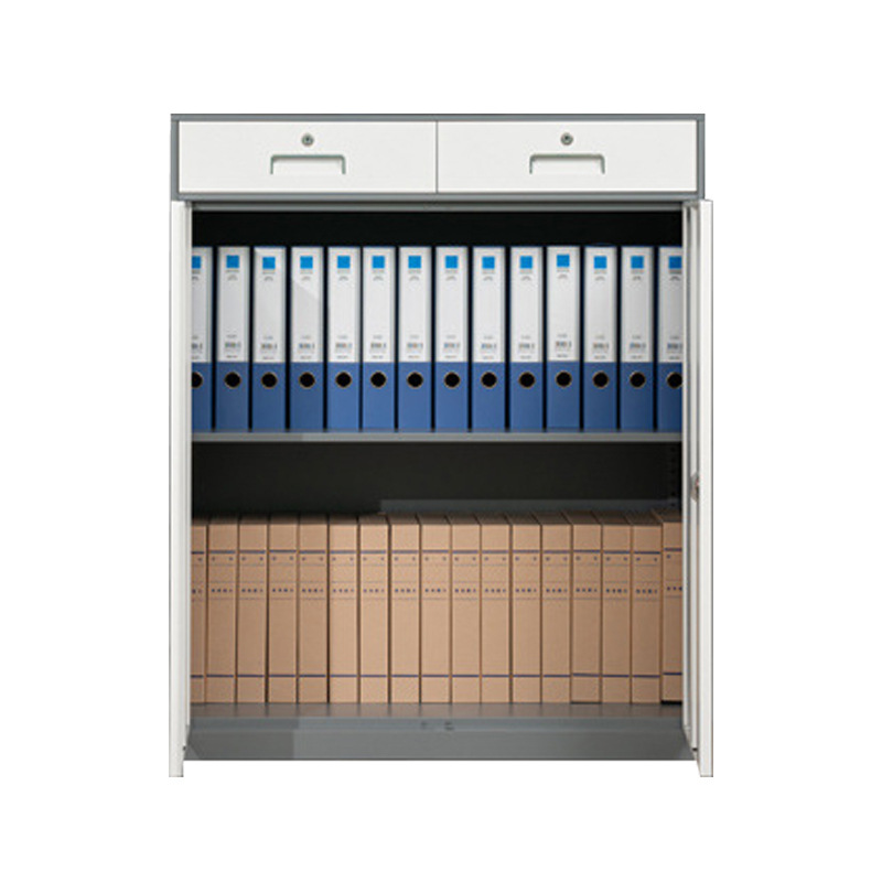 企诺 QNGa18FO-06LPA 文件档案柜加厚 二斗矮柜 900*400*1090mm按个销售