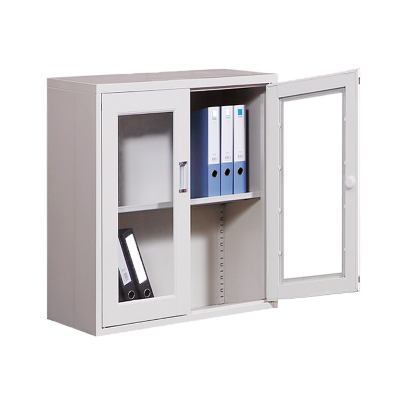 企诺 QNGa17A1-05PA 办公资料文件柜通玻矮柜加厚 850*390*920mm按个销售