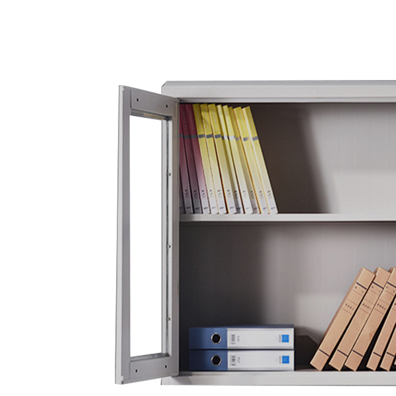 企诺 QNGa17A1-05PA 办公资料文件柜通玻矮柜加厚 850*390*920mm按个销售