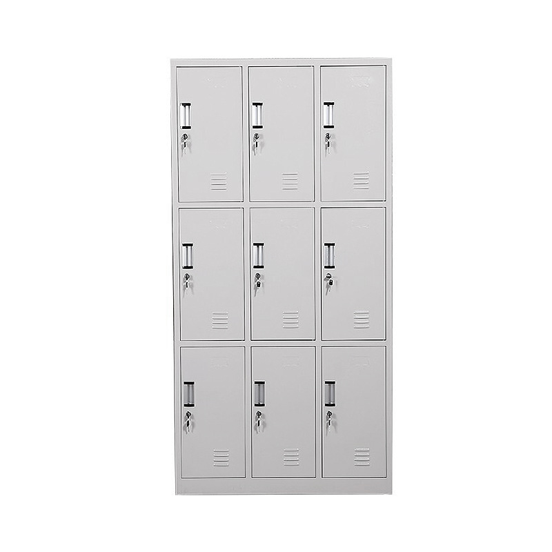 企诺 QNGb09A1-05PA 加厚9门更衣柜带锁收纳储物柜 900*390*1800mm按个销售