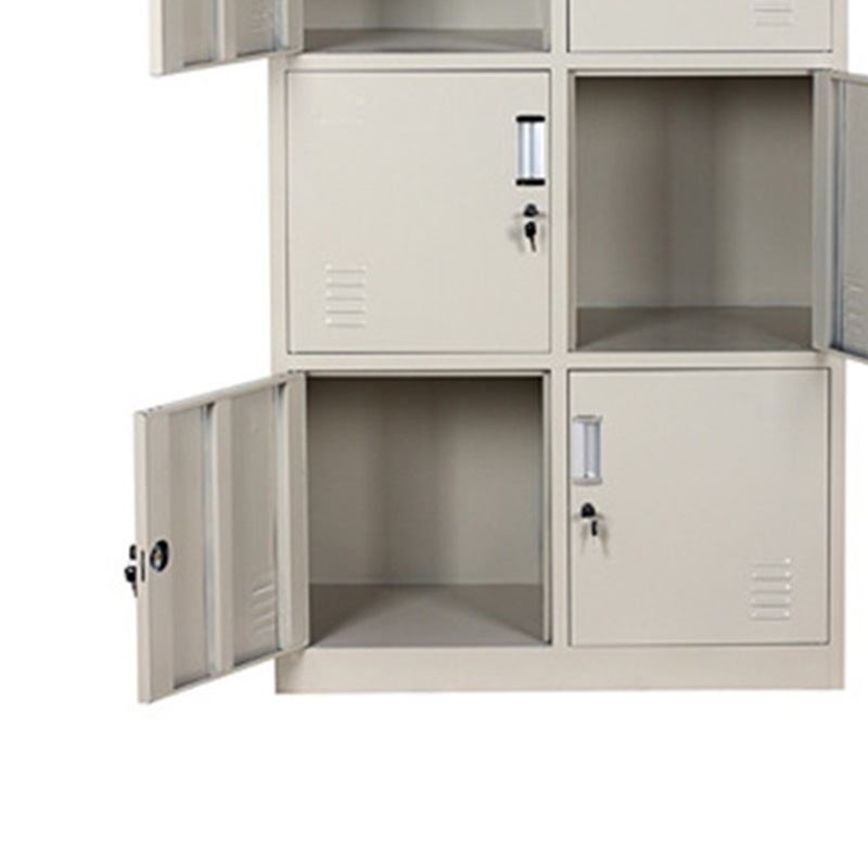 企诺 QNGb08A1-05PA 加厚八门更衣柜钢制储物柜 850*390*1800mm按个销售