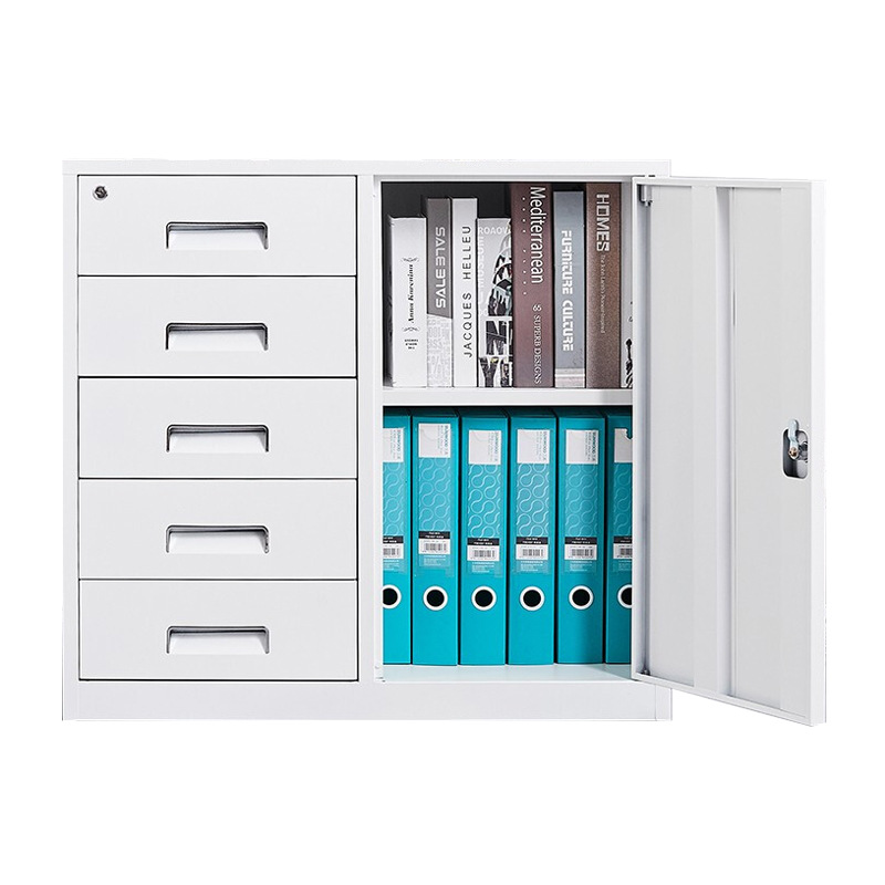 企诺 QNGnA1-10PA 钢制文件柜矮柜5斗一门柜 750*390*700mm按个销售