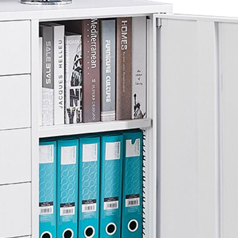 企诺 QNGnA1-10PA 钢制文件柜矮柜5斗一门柜 750*390*700mm按个销售