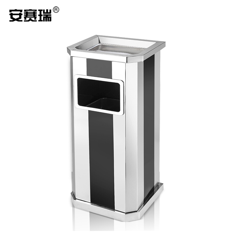 安赛瑞 7F00021 商用不锈钢烟灰桶 侧投  30L按（个）销售