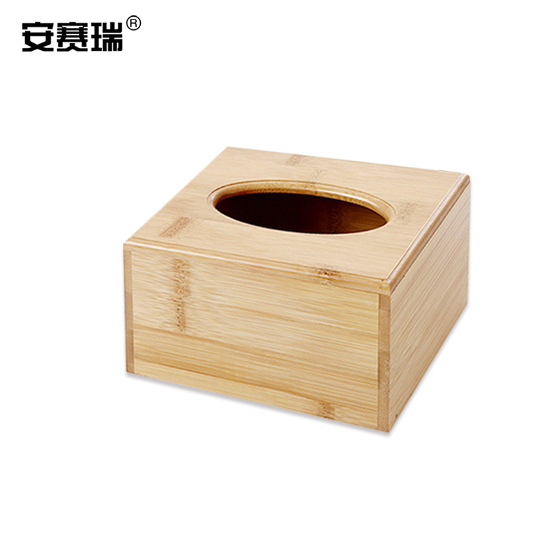 安赛瑞 7D00017 竹木下翻盖抽纸盒 160×120×80mm按（个）销售