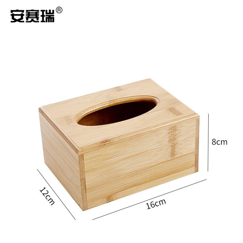 安赛瑞 7D00017 竹木下翻盖抽纸盒 160×120×80mm按（个）销售