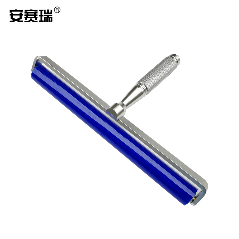安赛瑞 7C00052 蓝色粘尘硅胶滚轮 30cm  全铝柄按（个）销售