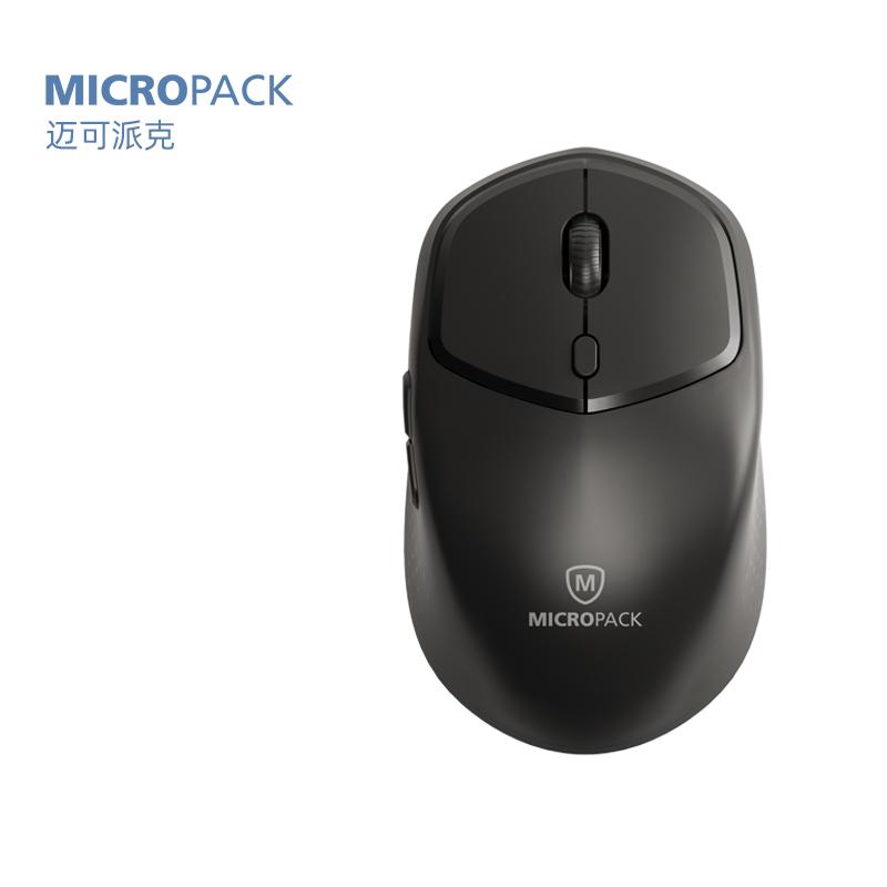 迈可派克 MP-726W-BK 抑菌洁净亲肤手感 黑色 2.4G无线鼠标按个销售