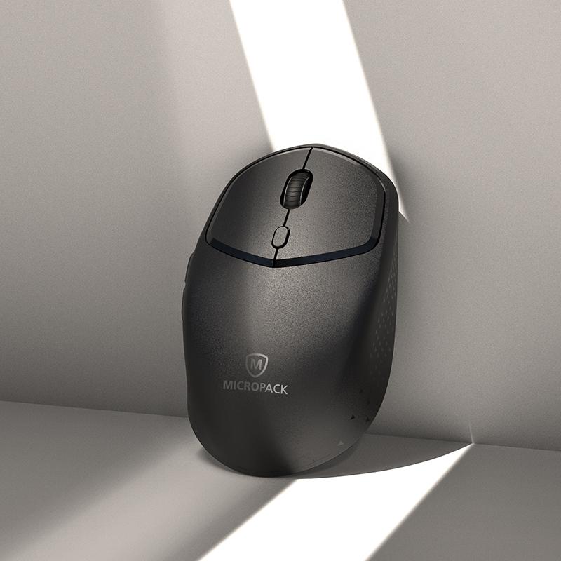 迈可派克 MP-726W-BK 抑菌洁净亲肤手感 黑色 2.4G无线鼠标按个销售