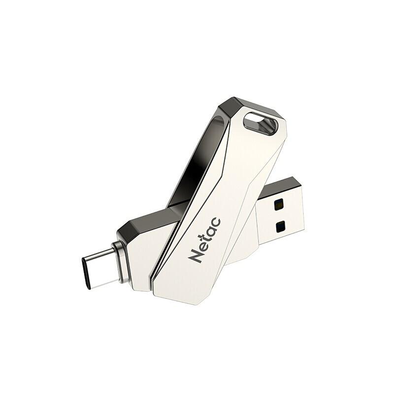 朗科 U782C Type-C USB3.0 手机U盘 双接口手机电脑用 32GB 银色按个销售