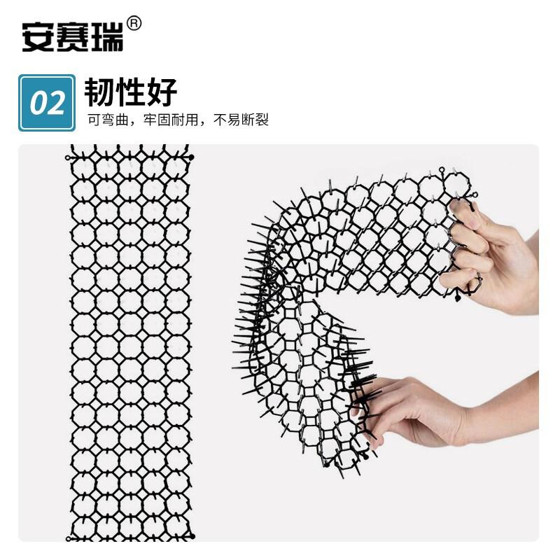 安赛瑞 5E00229 防猫刺垫 阳台栅栏驱猫 3片装 49x13cm按包销售 安赛瑞 5E00229 防猫刺垫 阳台栅栏驱猫 3片装 49x13cm按包销售