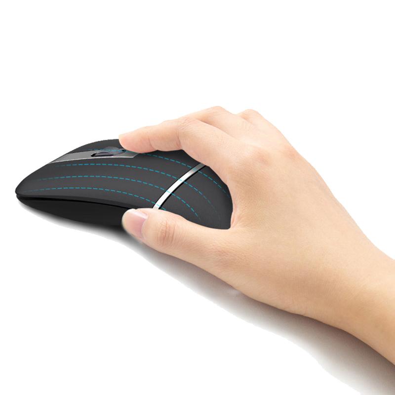 乐默 LMS-802 无线蓝牙双模鼠标 118*58*21mm 银色按个销售