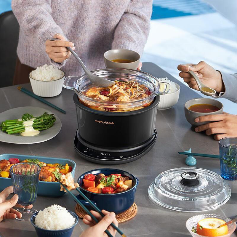 摩飞 MR9082 电炖锅多功能养生锅电火锅煲粥锅炖煮&火锅二合一 3.5L按（台）销售