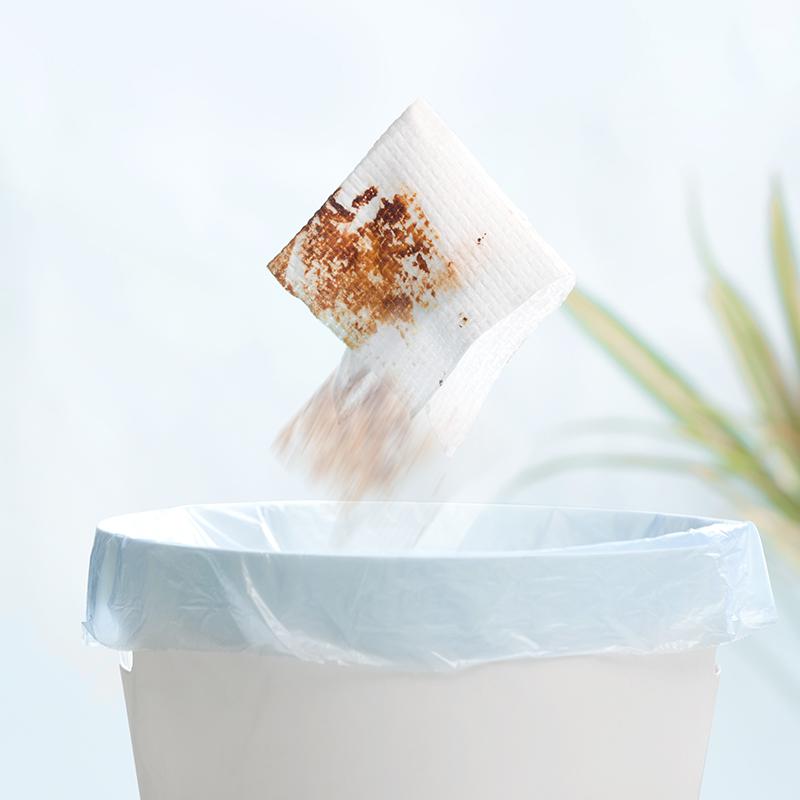 茶花 315006 净优即抛抽取式抹布 (50片x3包装)按（包）销售