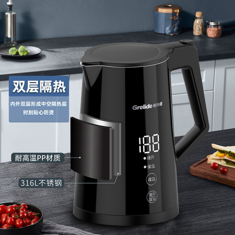 格来德 D3815E 电热水壶304不锈钢 304不锈钢按（台）销售