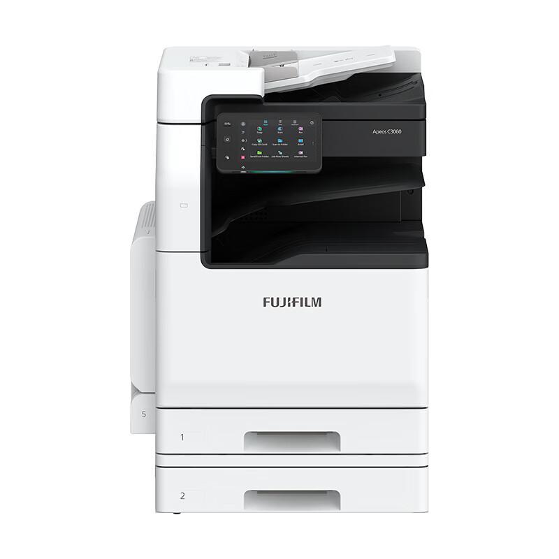 富士胶片 Apeos C3060 CPS 彩色数码复合机 A3 白色 输稿器+两纸盒按台销售