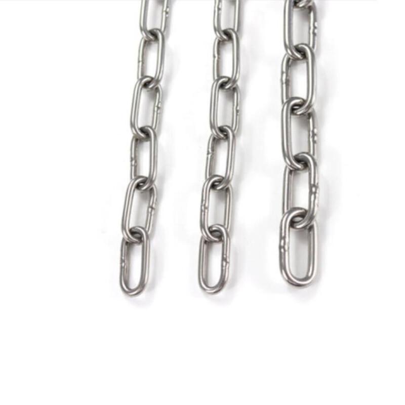 海斯迪克 HK-357 304不锈钢链条 防盗链锁链 不锈钢长环链条 直径4mm长5米按条销售 海斯迪克 HK-357 304不锈钢链条 防盗链锁链 不锈钢长环链条 直径4mm长5米按条销售