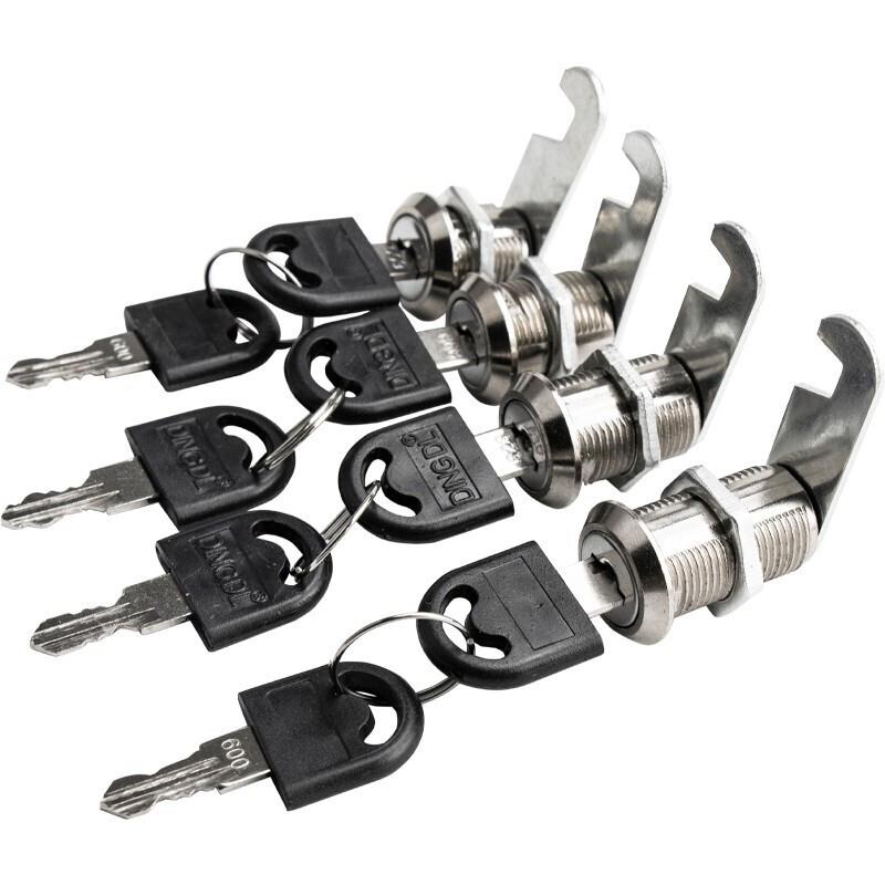 海斯迪克 HKLY-216 铁皮柜锁芯文件柜锁 转舌锁 30mm单开(10个)按组销售