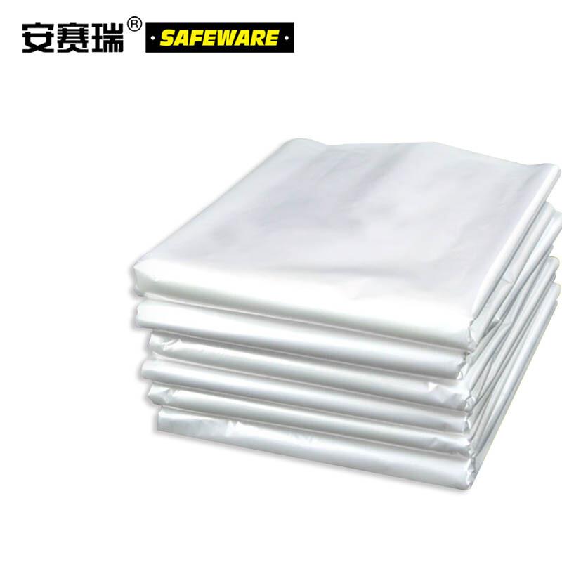 安赛瑞 10584 透明平口塑料袋 大号平口塑料袋 （50个装）70×100cm 双面厚80μm按包销售
